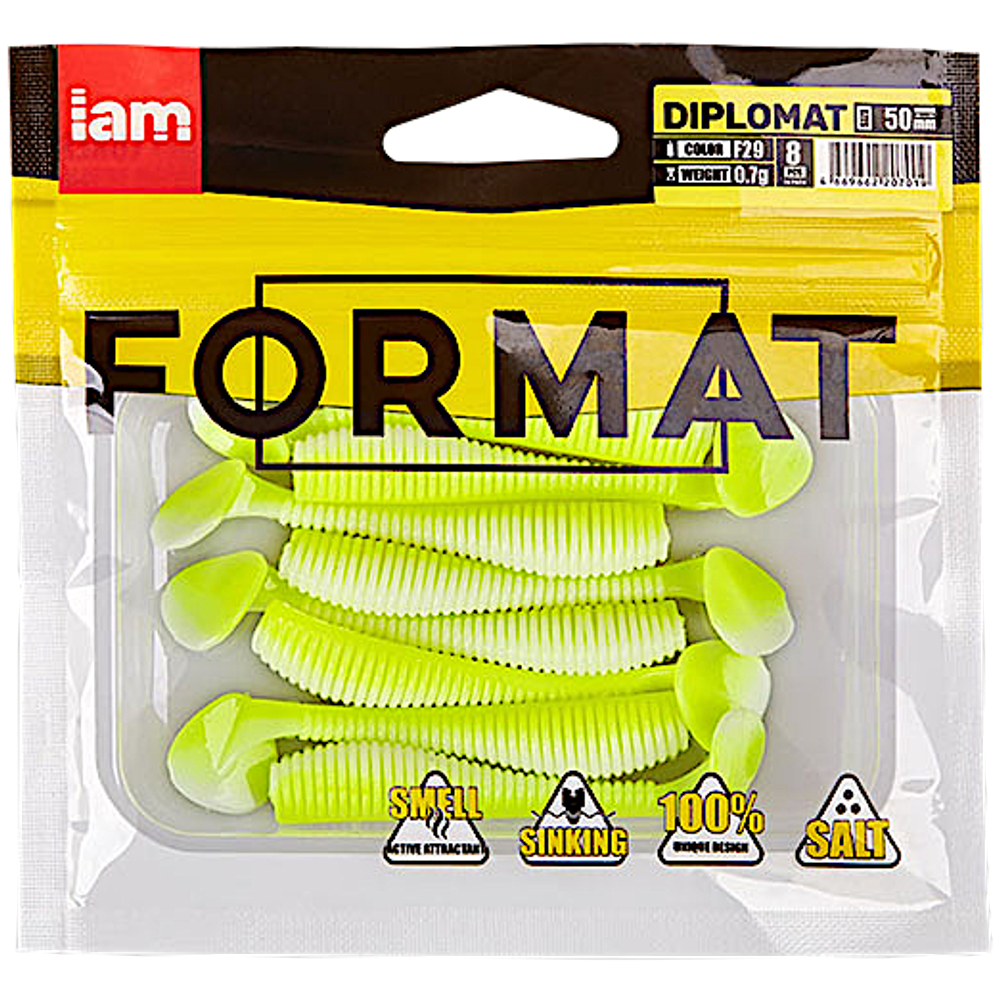 Мягкая приманка IAM Format Diplomat 100мм 6.0г -