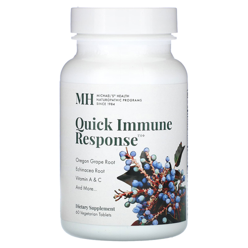 Michael's Health, Quick Immune Response, 60 вегетарианских таблеток