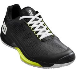 Теннисные кроссовки Wilson Rush Pro 4.0 Clay - black/white/safety yellow