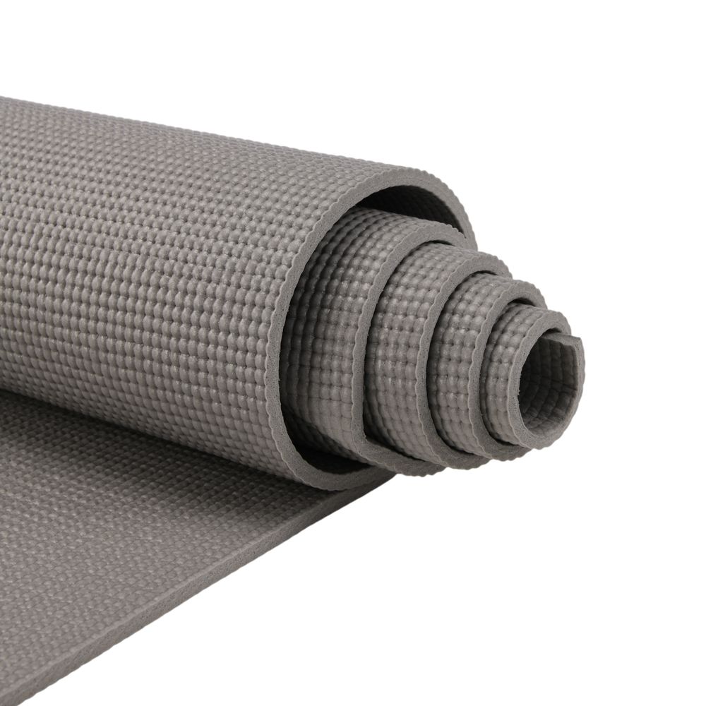 Коврик для фитнеса и йоги YM03-PVCYO-Grey 173 х 61 х 0,6 см