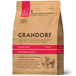 Grandorf Lamb & Turkey, Adult Medium & Maxi для средних и крупных пород (Ягнёнок с индейкой)