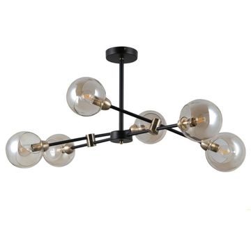Люстра потолочная OML-94207-06 черный Fasano Omnilux