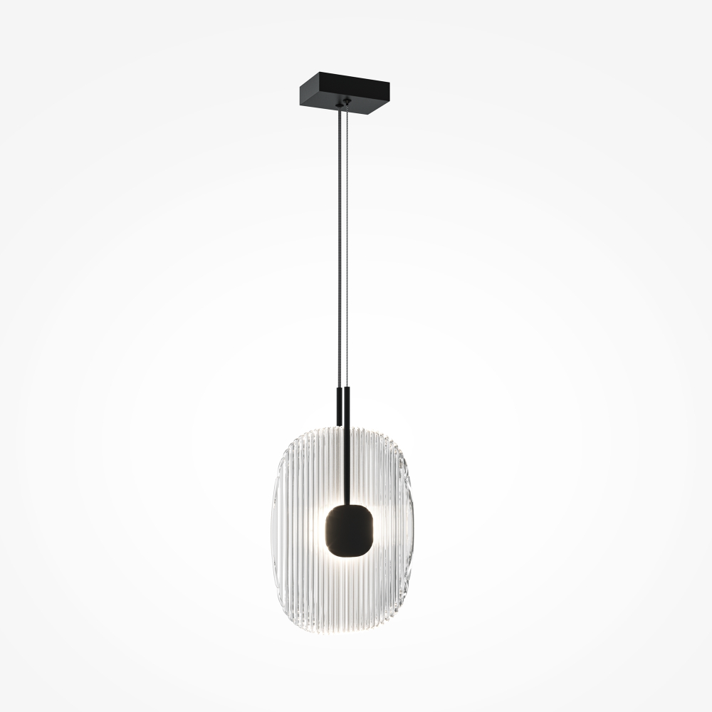 Подвесной светодиодный светильник Maytoni Eclipse MOD152PL-L1BK