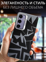 Дизайнерский чехол из пластика для SAMSUNG GALAXY S24 (не ULTRA / PLUS / FE!) с усиленной защитой камеры и глянцем