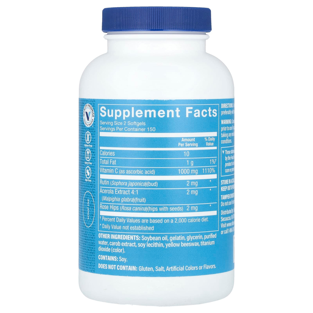 The Vitamin Shoppe, Витамин C, 300 мягких таблеток