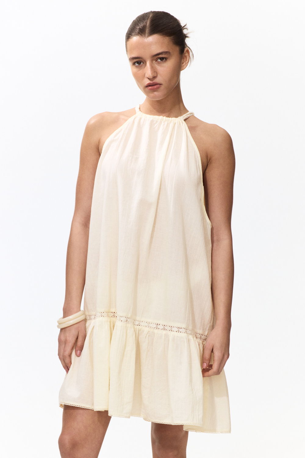 Хлопковое пляжное платье без рукавов - H&M