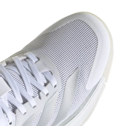 Женские кроссовки для padel Adidas Crazyquick Boost Padel - cloud white/silver metallic/zero metallic