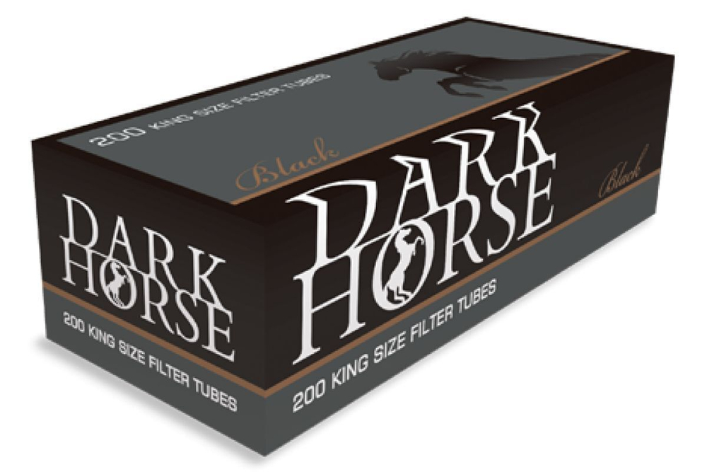Гильзы для сигарет "Dark Horse" Black 10000шт (Комплект 50х200шт)