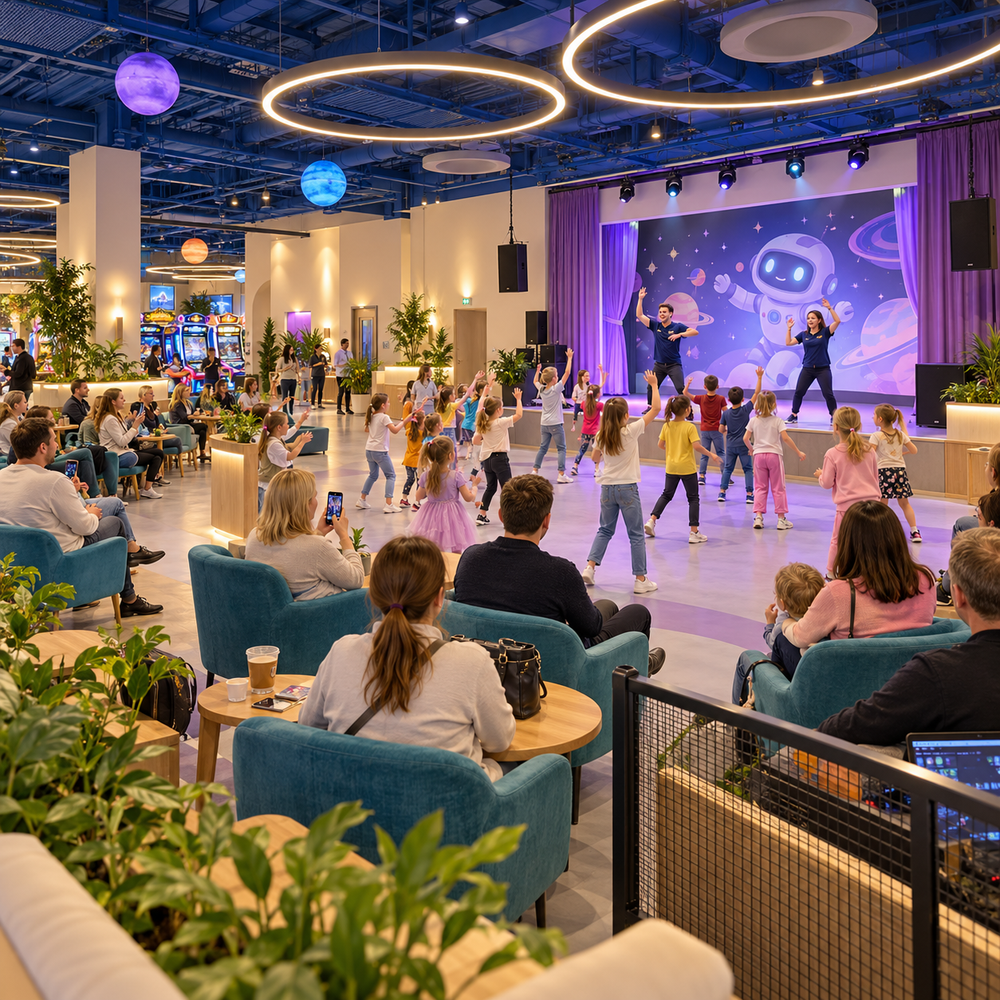 Игровой центр 3000 м² «Галактика» — комплект оборудования