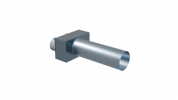 Flexag PWP-125/75x2 пленум вентиляционный прямой, D125, на 2 выxода, L=300 мм