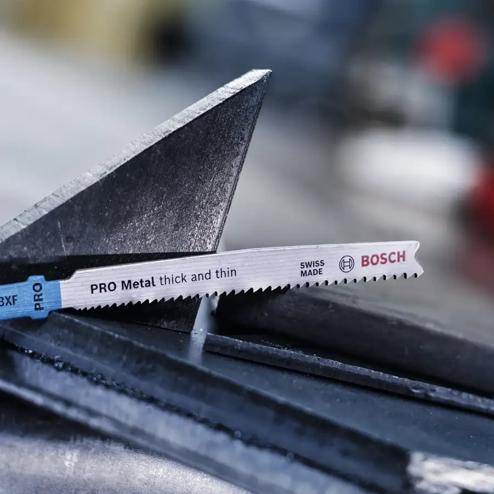 Пилка для лобзика по металлу 100 мм, T123XF BOSCH 2608638473