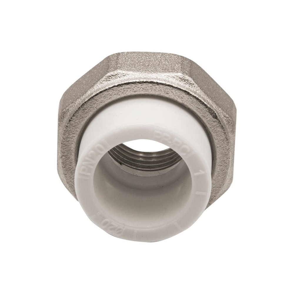 Муфта комб. разъемная, вн 20х1/2" EVER® БЕЛЫЙ штрихкод (Россия)