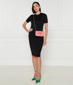 Кожаная сумка через плечо LOVE ONE Pinko - розовый(100061 A1UV)