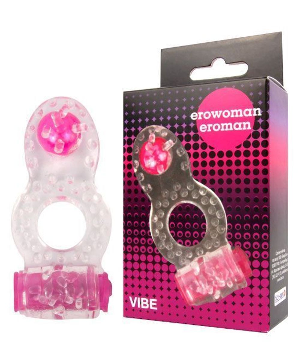 Прозрачное эрекционное кольцо Erowoman-Eroman (Цвет: прозрачный)