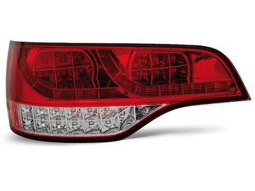 Задние фонари red white led для Audi Q7