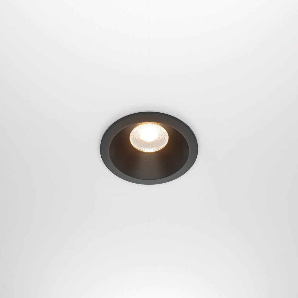 Встраиваемый светодиодный светильник Maytoni Zoom DL034-01-12W2.7K-B