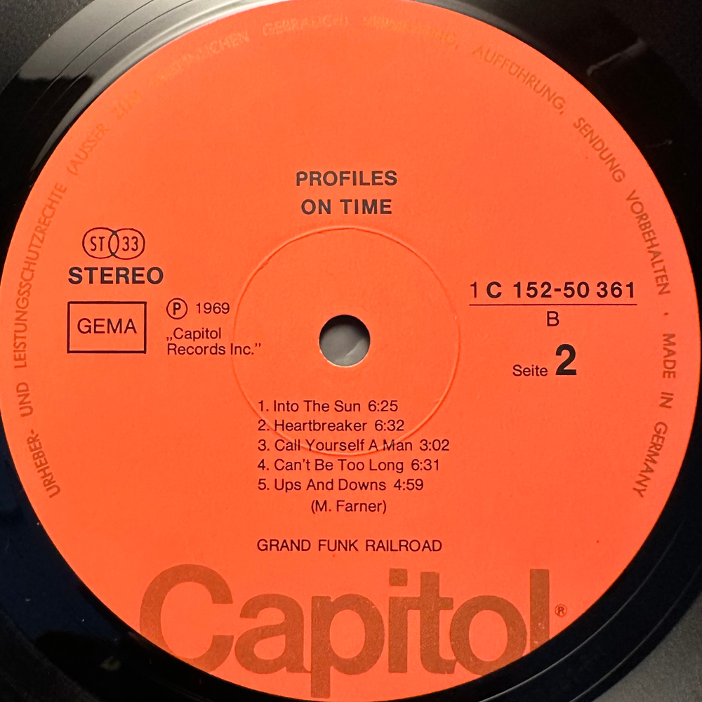 Grand Funk Railroad - On Time / Grand Funk 2LP (Германия)