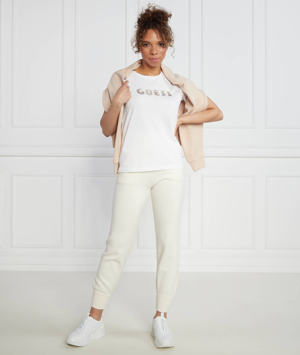 Футболка SS CN SHADED LOGO TEE GUESS - белый(W3YI39 I3Z14)