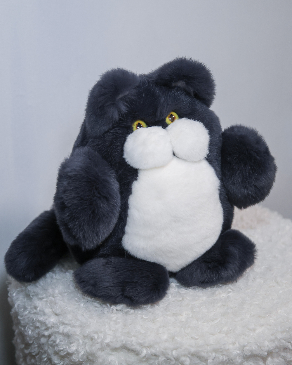 Кот Марсель (темный графит)