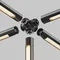 Пятиконечный коннектор Accessories for system Shelf CA020L5C-B Maytoni