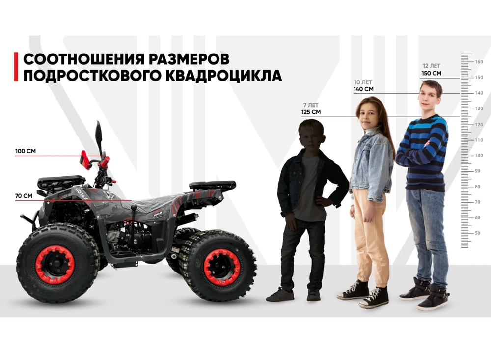 Квадроцикл MOTAX ATV Grizlik Premium 125