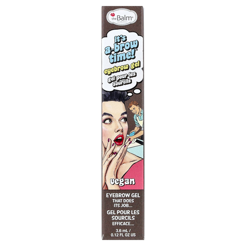 theBalm Cosmetics, It's A-Brow Time!®, гель для бровей, темно-коричневый, 3,6 мл (0,12 жидк. унции)