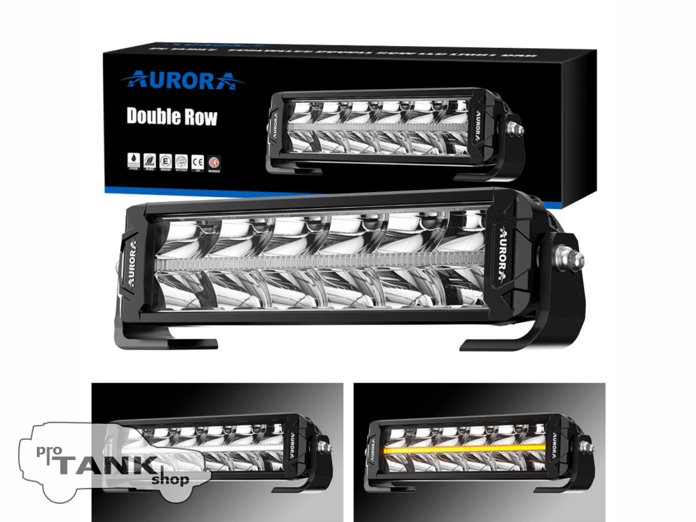 Балка AURORA ALO-P-D10-40-R14Y-AW 40″ 720W + ДХО белый/янтарный
