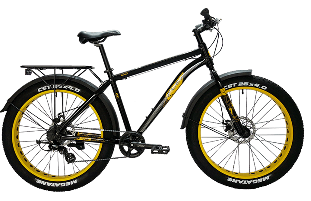 Велосипед Tech Team Flex 26",рама 19, желтый