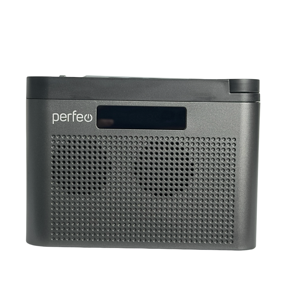 Портативный радиоприемник Perfeo Тайга 6Вт/FM/AUX/USB/MicroSD PF_D0569 серый