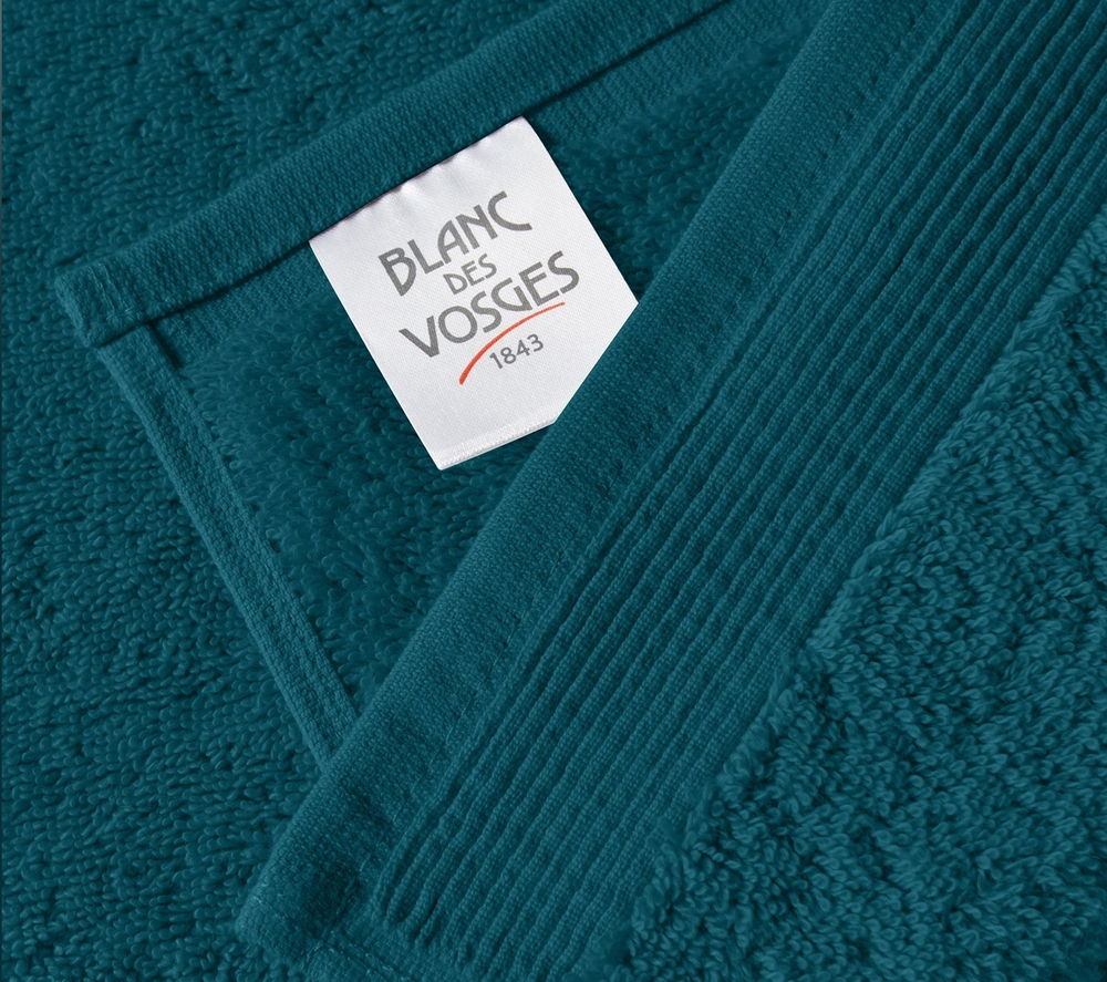 Полотенце UNI CEDRE 30х30 (набор 2шт) Blanc des Vosges 30x30 Темно-бирюзовый