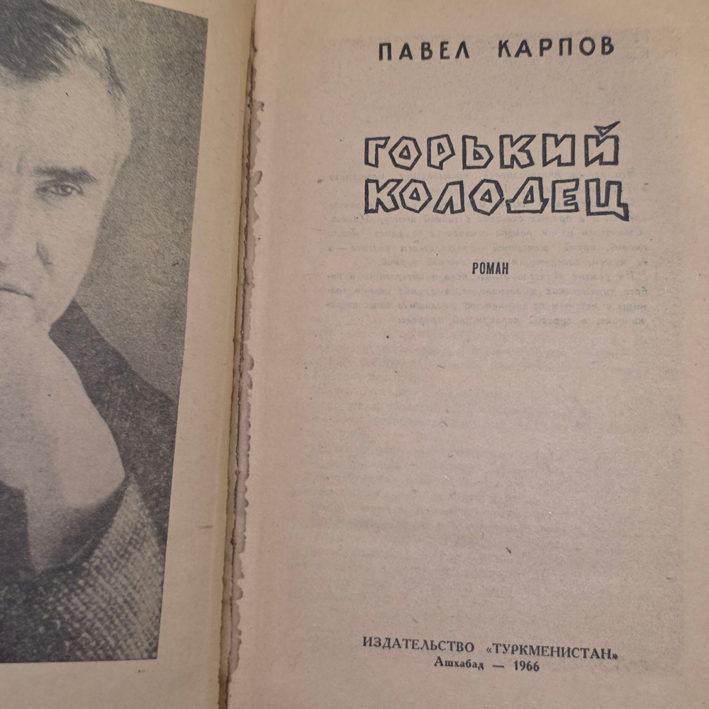 Книга "Горький колодец "