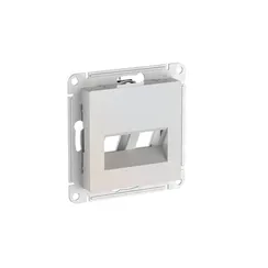 Накладка двойная для информационных функций типа Keystone Systeme Electric AtlasDesign Жемчуг ATN000490