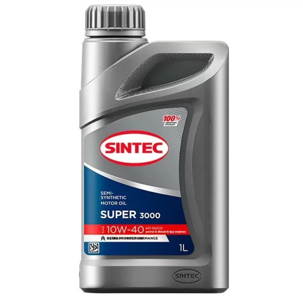 Масло моторное Sintec Super 3000 10W-40 полусинтетика 1л 600239
