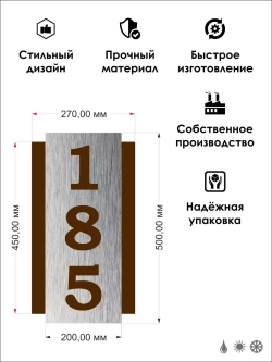 Адресная табличка 27х50см