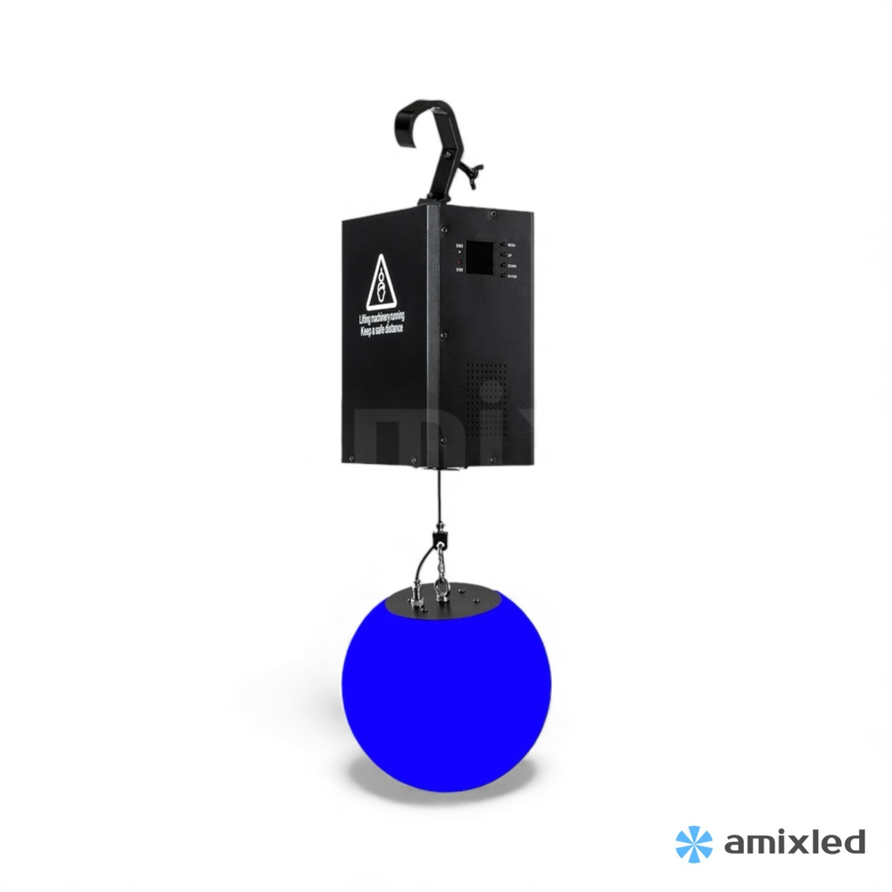 Лебедка сценическая со светодиодным шаром Amixled CrossLine Winch + Basic LED Ball