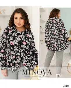 Блуза 2229-черный Minova