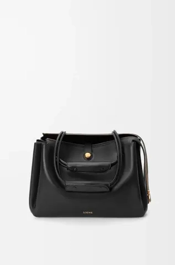 Loewe Большая сумка Madrid из мягкой телячьей кожи, черный