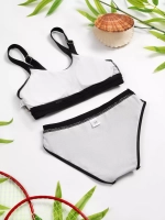 Купальник раздельный спортивный с топом Adidas