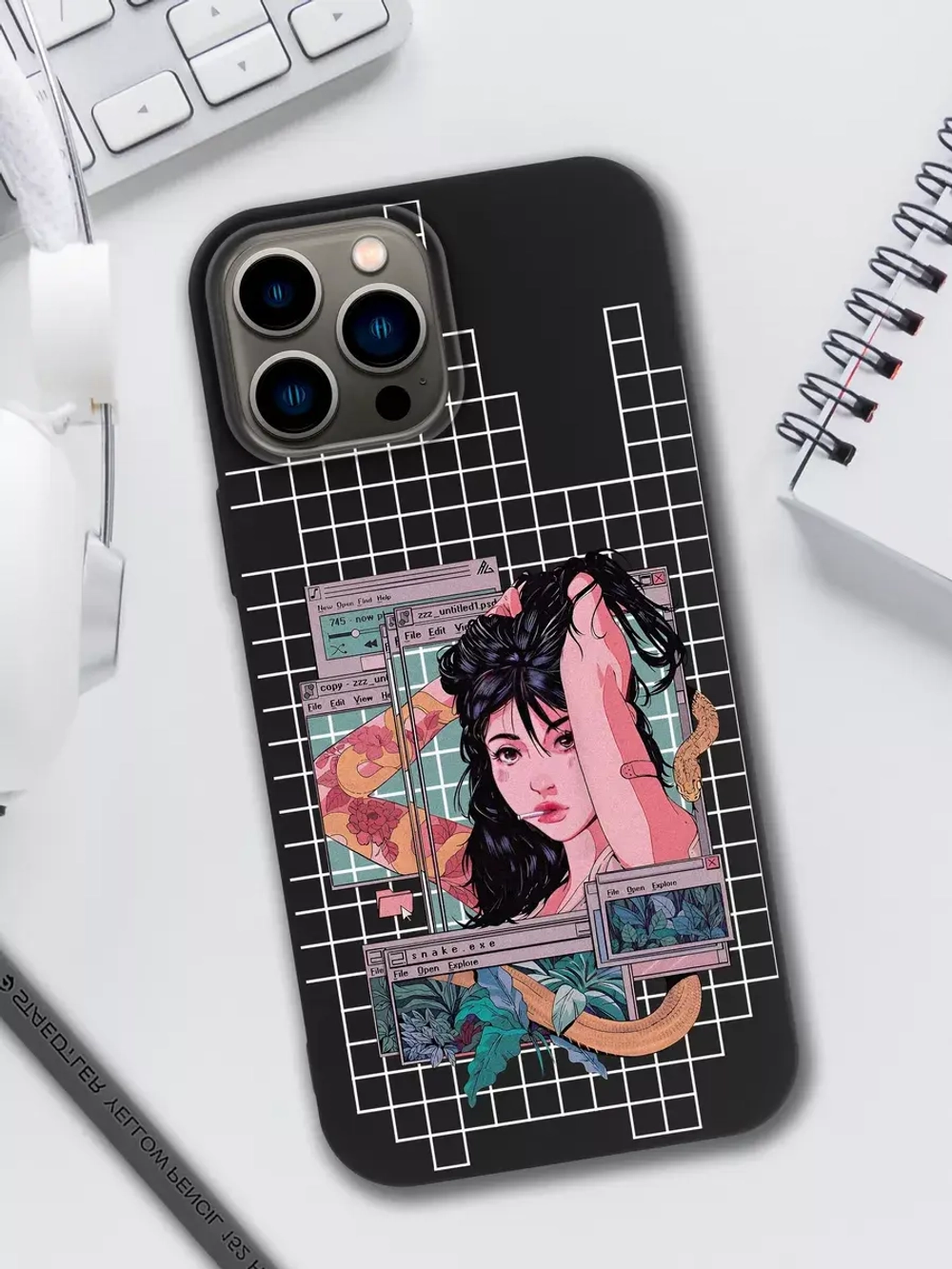 Чехол на iPhone 14 Pro Max с 3D принтом