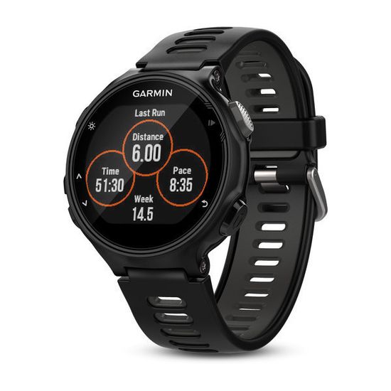 Спортивные смарт часы Garmin Forerunner 735XT 010-01614-09 Черно-серые (HRM-Tri-Swim)