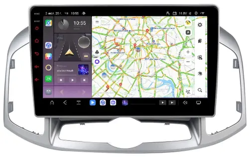 Магнитола для Chevrolet Captiva 2011-2015 - Kuberg OL-1276 QLed, Android 13, Быстрейшая, CarPlay, SIM-слот