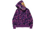 A Bathing Ape Color Camo Shark Full Zip Худи Ss23 фиолетовый