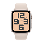 Умные часы Apple Watch SE 2 (2024) GPS, 44mm, Starlight Aluminium Case with Sport Band S/M, Starlight (Сияющая звезда)
