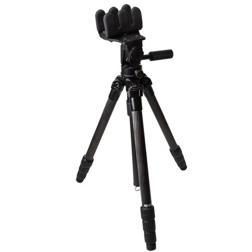 Тактическая опора для ружья Kopfjager с держателем (K800 CF Tripod with Reaper Grip) KJ85002K - карбон