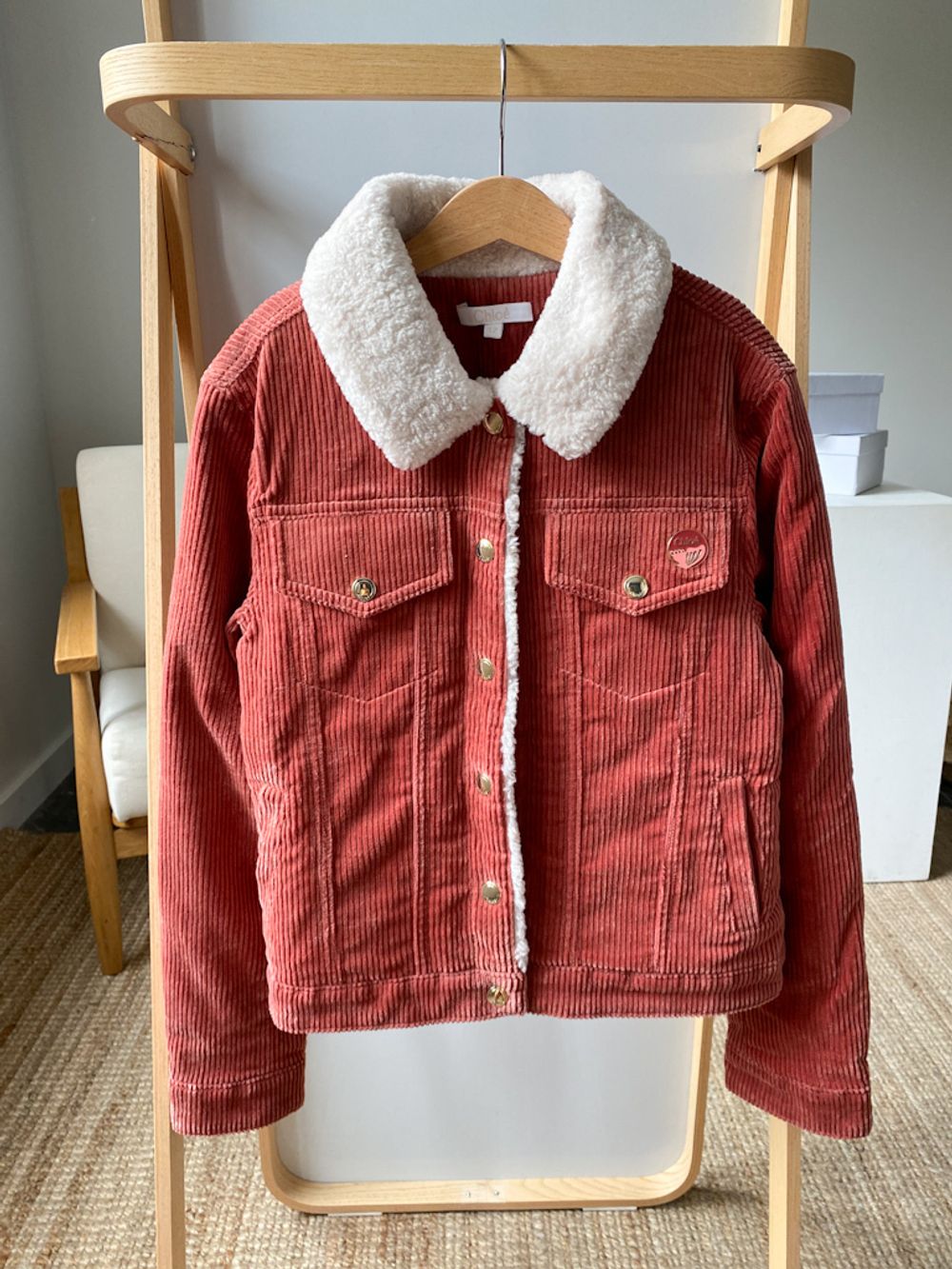 Вельветовая куртка  Chloe, 152