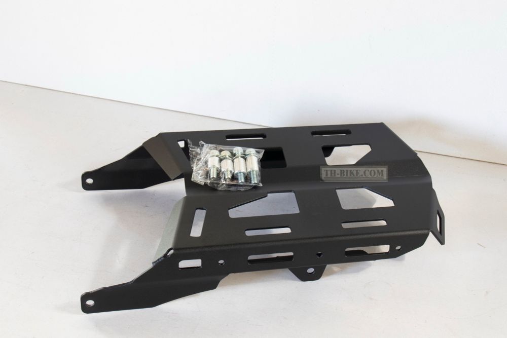 Yamoto Rear Rack ALUMINIUM for Honda CRF300L, Rally300 (2021-Up). Black