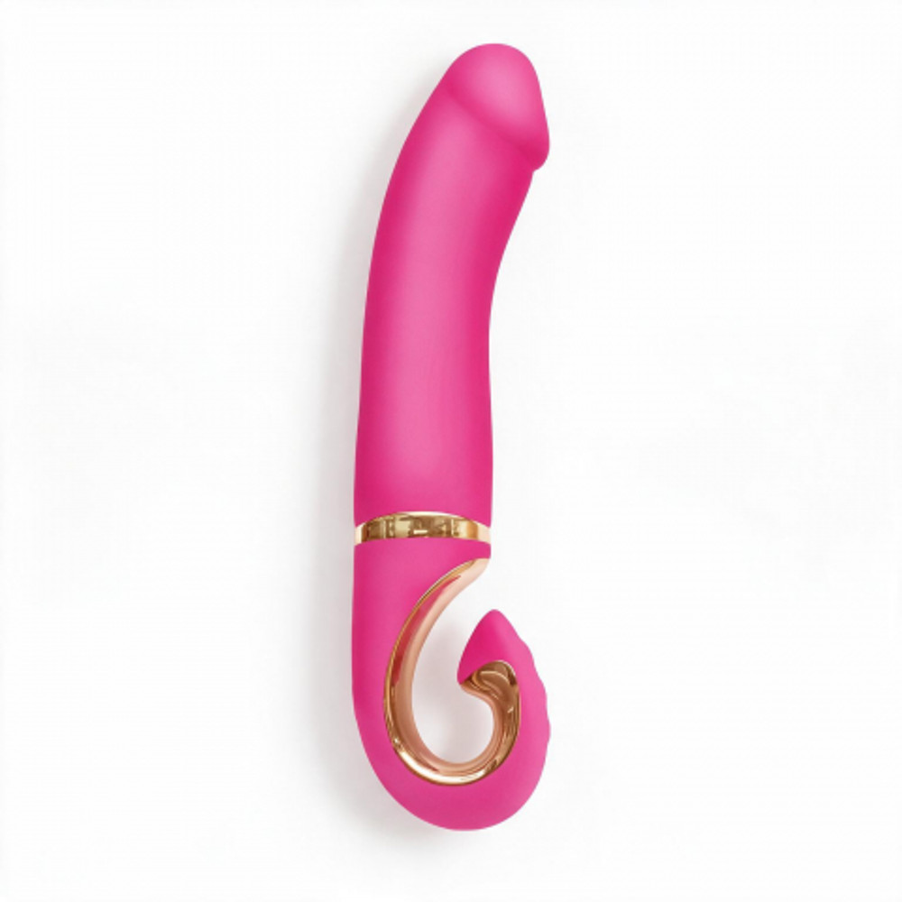 Gvibe Gjay Mini - Эргономичный вибратор из самого реалистичного материала, 19х3.5 см