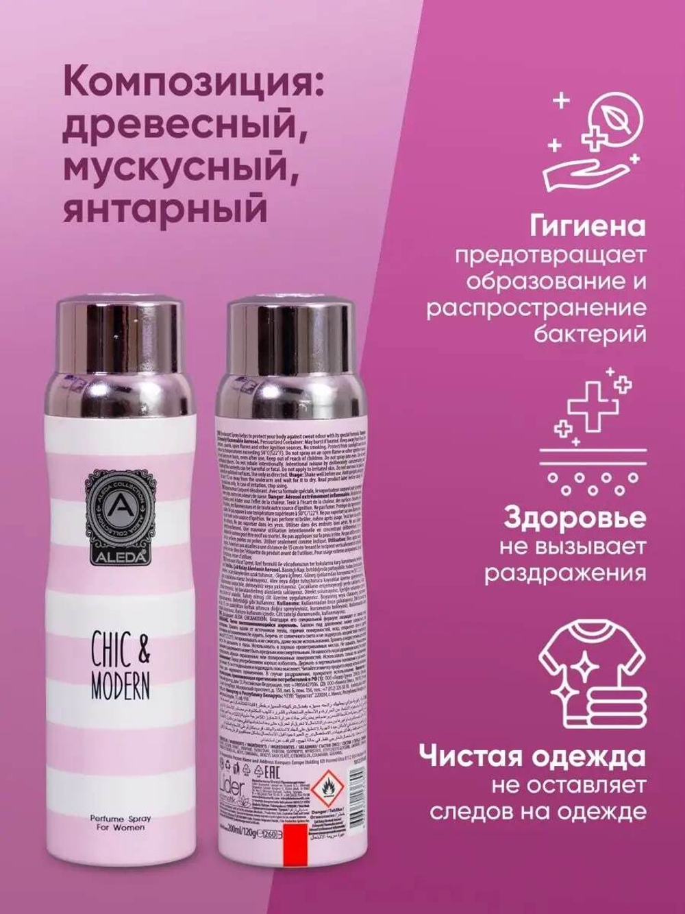 Дезодорант женский Aleda Chic Modern 200 мл