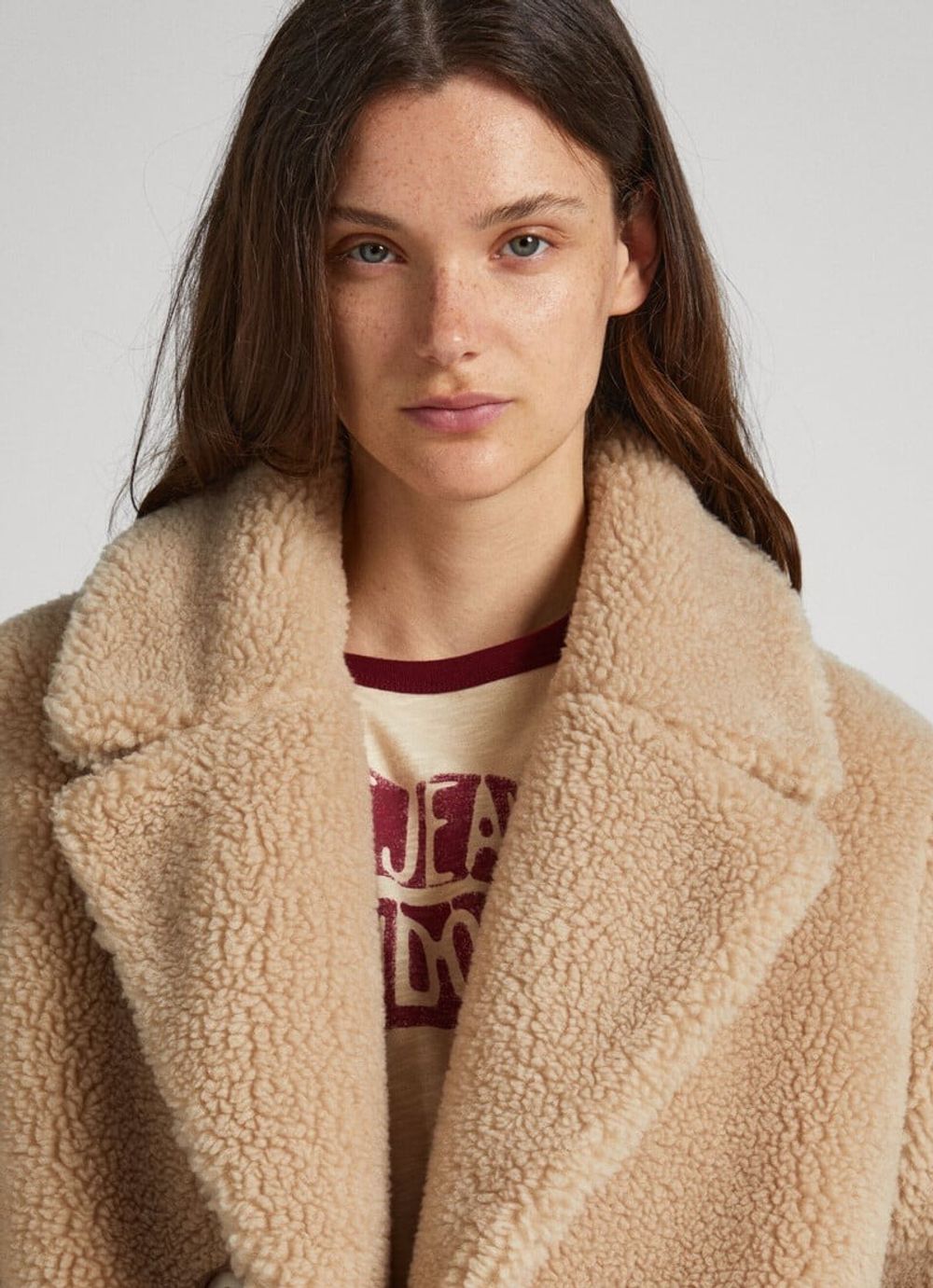 Пальто женское PEPE JEANS SHEEPSKIN COAT