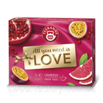 Чай фруктовый TEEKANNE LOVE Collection ассорти (гранат-маракуйя-грейпфрут), 30 пакетиков, 67,5 г (Австрия)